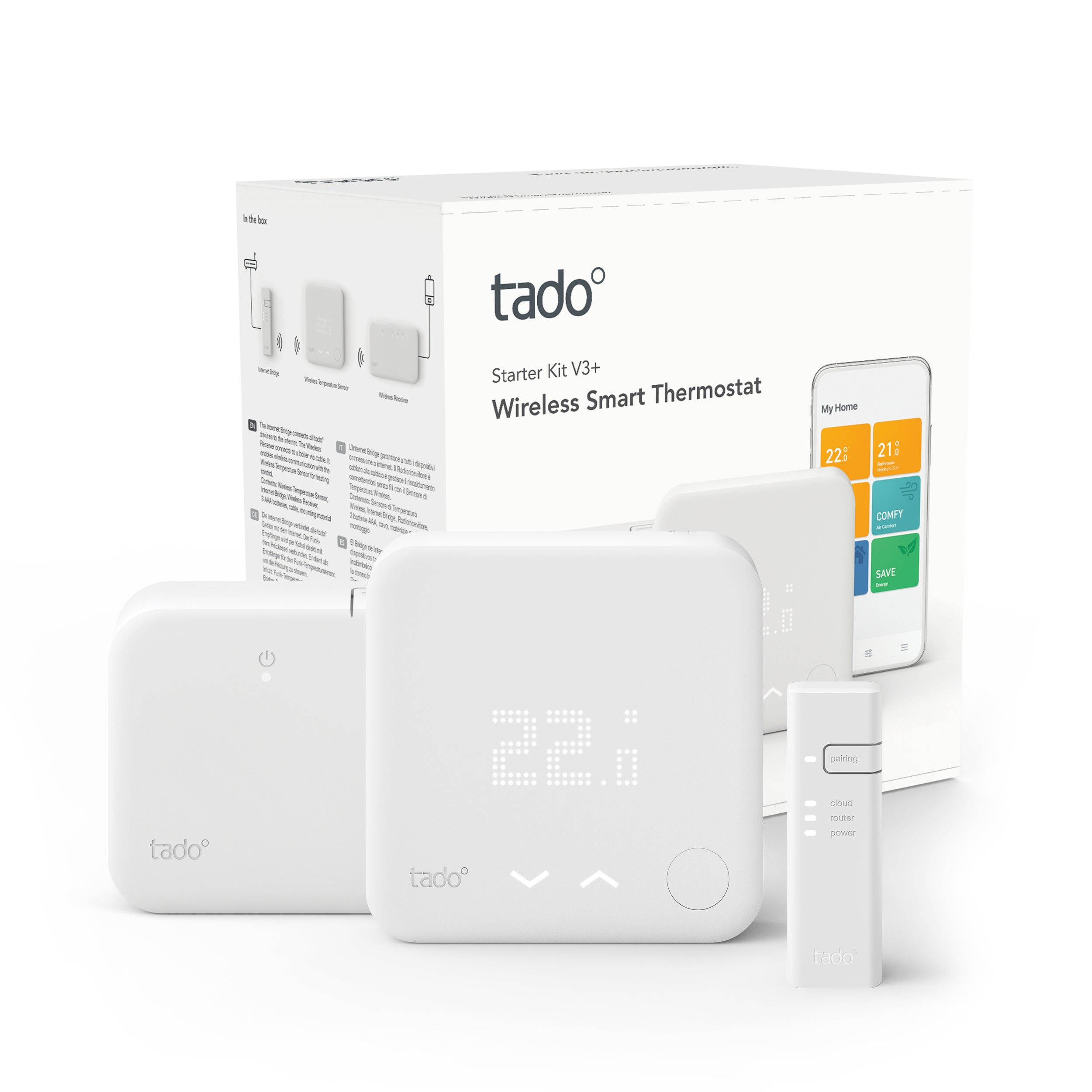 Kit de démarrage - Thermostat intelligent sans fil V3+
